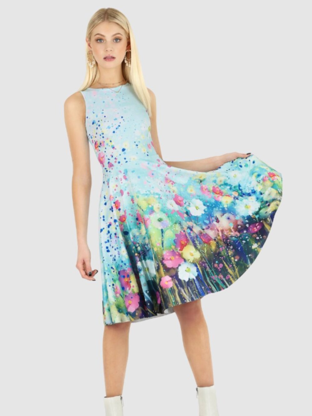 🌸 BlackMilk Dreaming in Watercolours - Princess Midi Dress BNWT - SOLD OUT 🌸